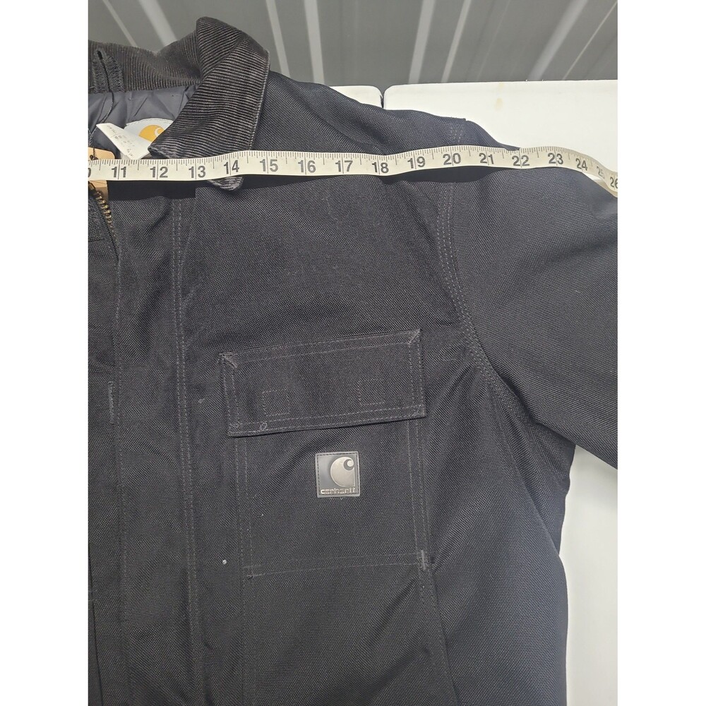 Vtg Carhartt C55 Yukon Extremes Arctic-Quilt Lined Chore Coat Corduroy Collar - Picture 12 of 12